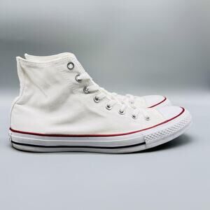 Converse Shoes Mens 9.5 White Chuck Taylor All Star High Top Canvas Sneakers